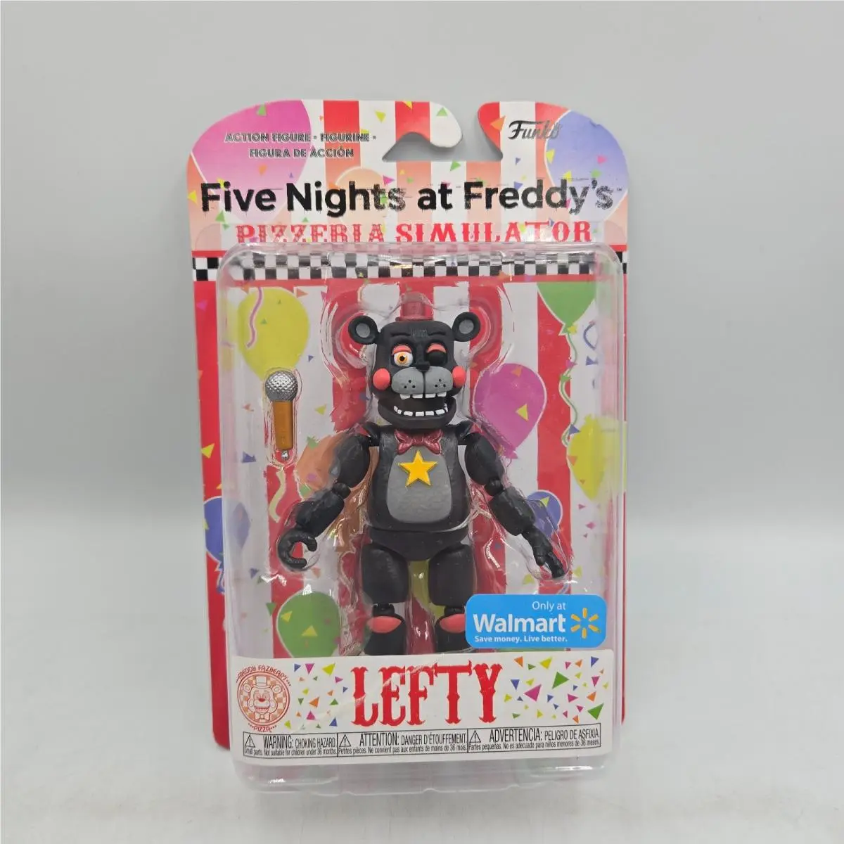 Five Nights at Freddy`s Fnaf Pizza Simulator Lefty Figure Walmart Exclusive