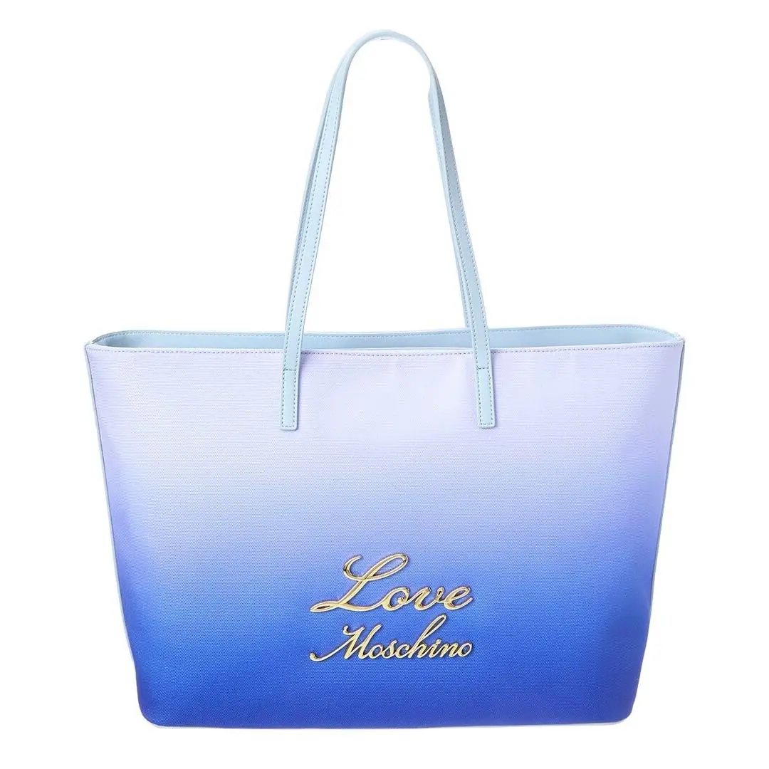 Love Moschino Canvas Tote Women`s Blue