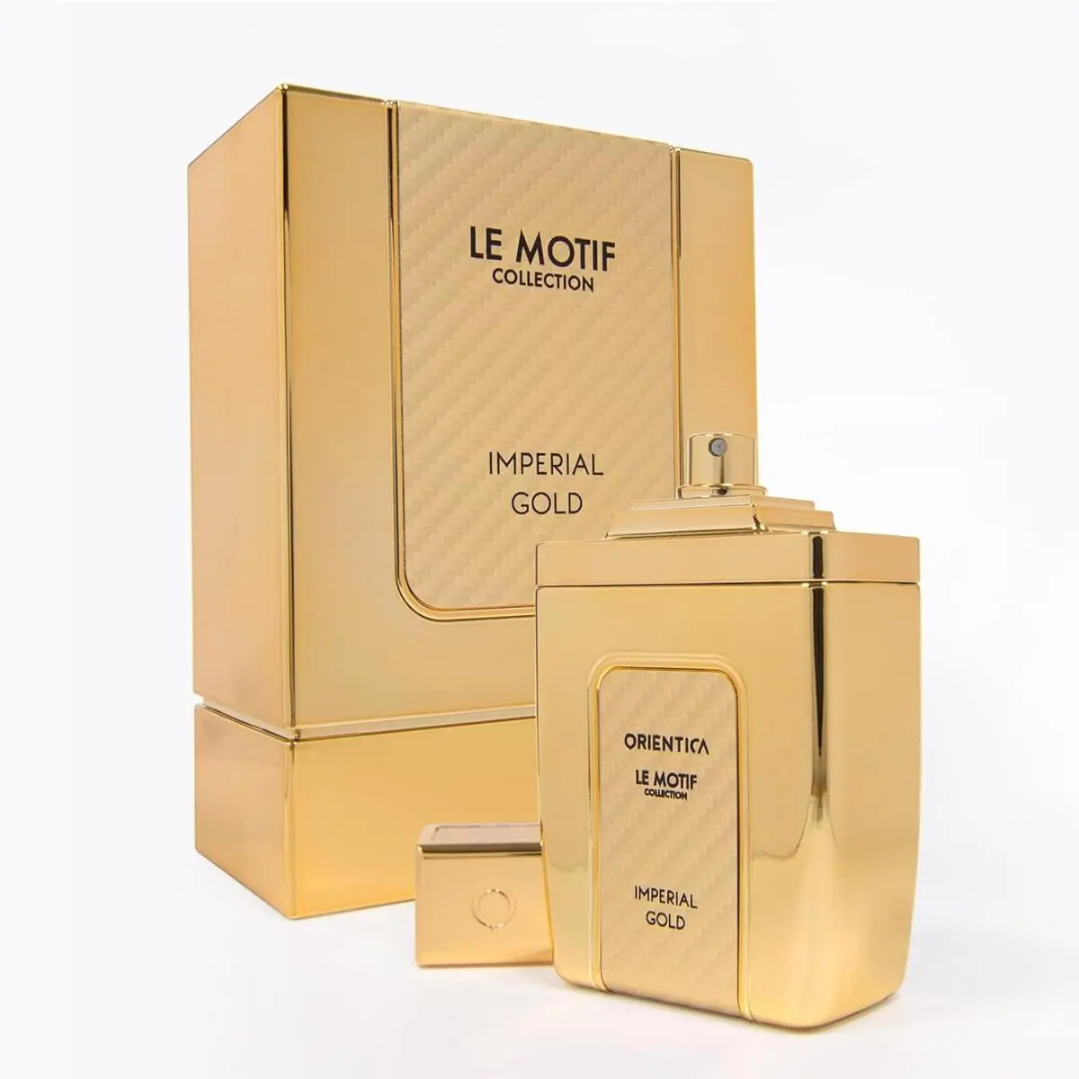 ica Le Motif Collection Imperial Gold Eau de Parfum For Men Spray 2.8 oz by Orient