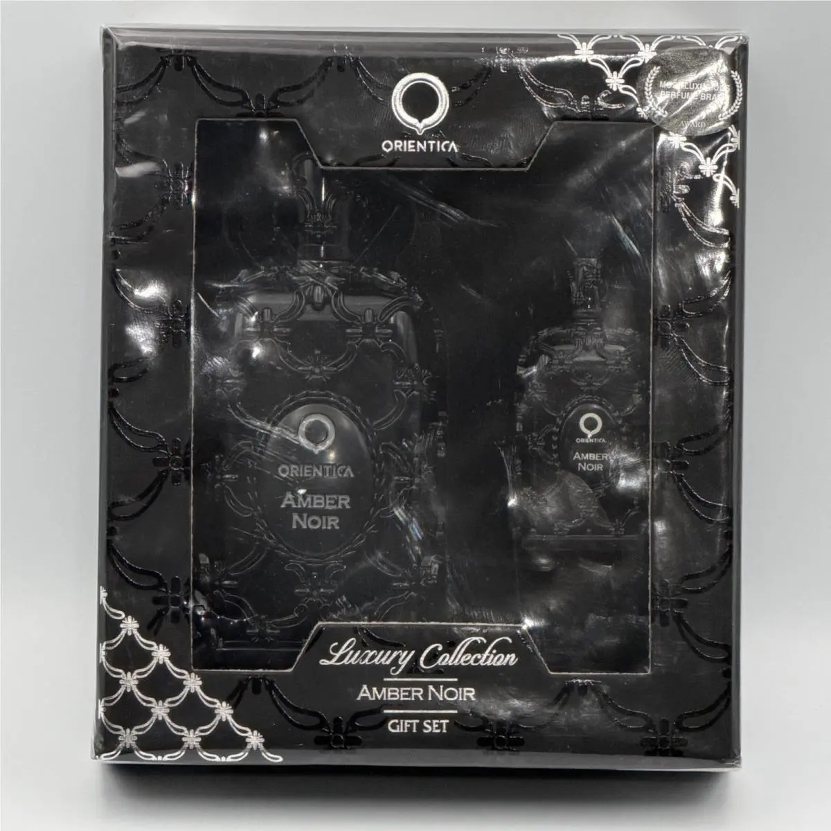 ica Amber Noir Eau de Parfum Luxury Collection Gift Set 30ml + 7.5ml Nip by Orient