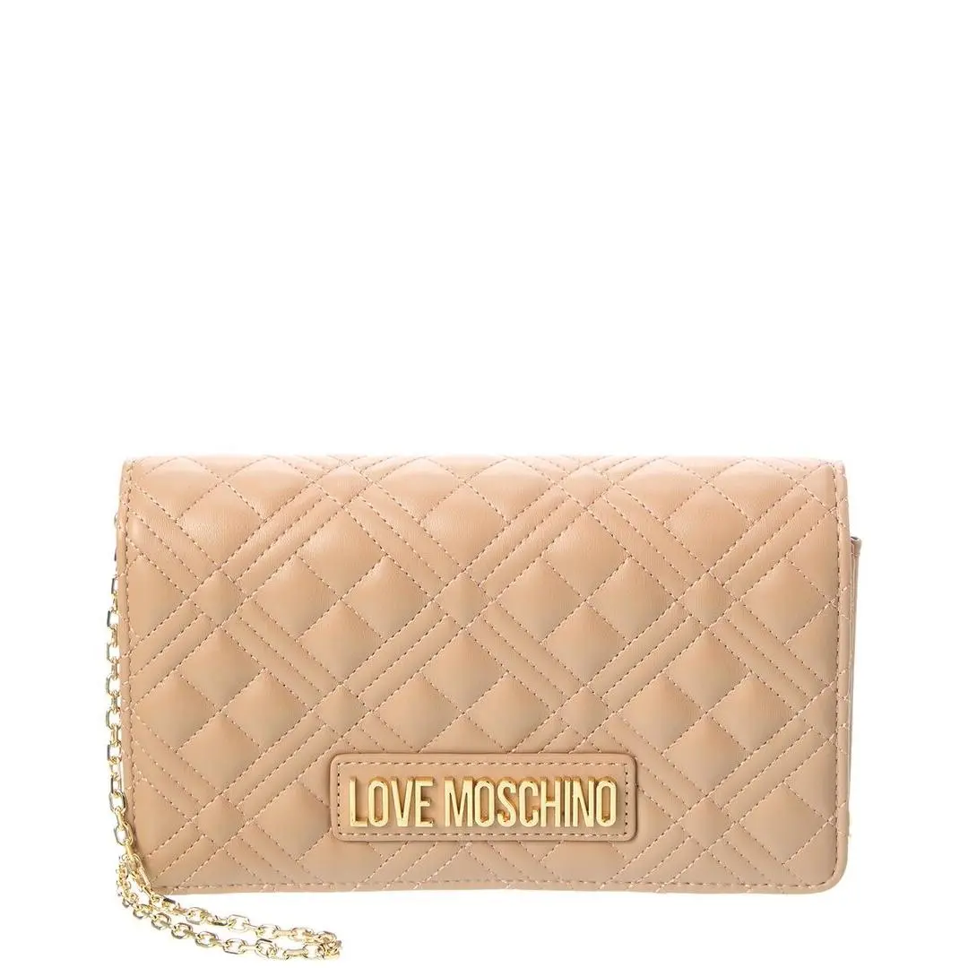 Love  Shoulder Bag Women`s Beige by Moschino