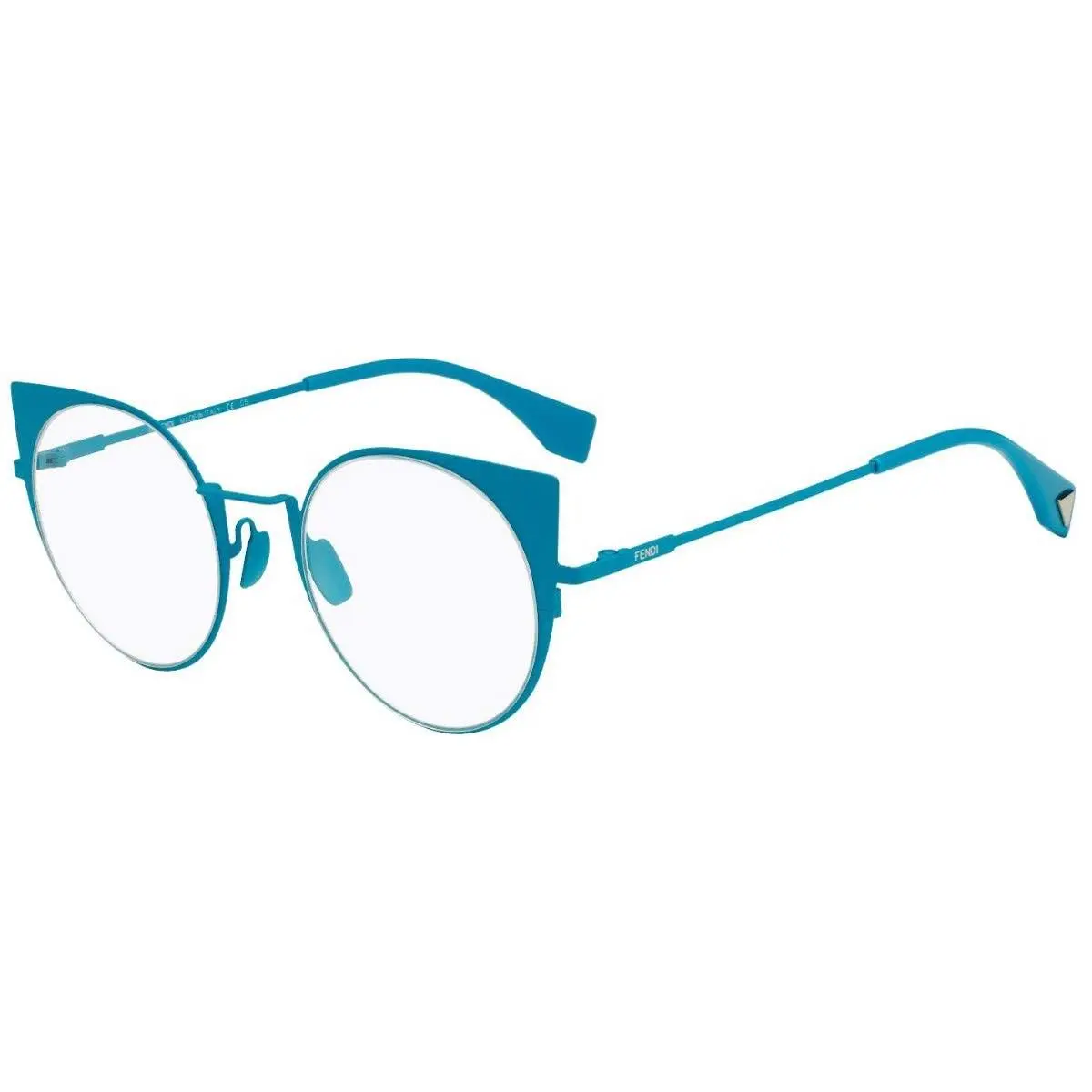 FF0192 Eyeglasses 48-21-140 Blue W/demo Clear Lens Ghz FF 0192 by Fendi