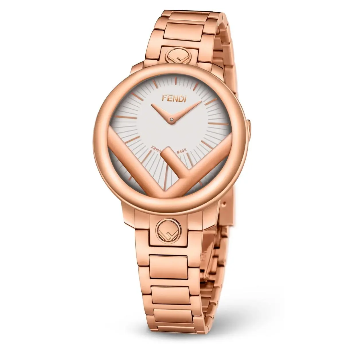 Run Away 28mm Stainless Steel Bracelet Swiss Made Quartz Watch F711524000 by Fendi