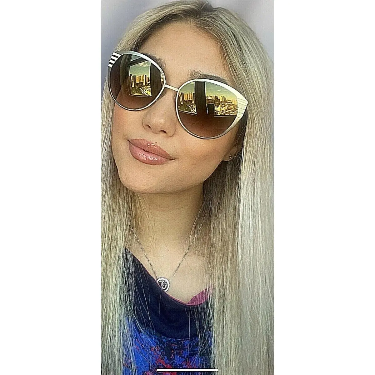 FF 0017/S 7SGQH 58mm Cat Eye Designer Women`s Sunglasses Italy E2 by Fendi
