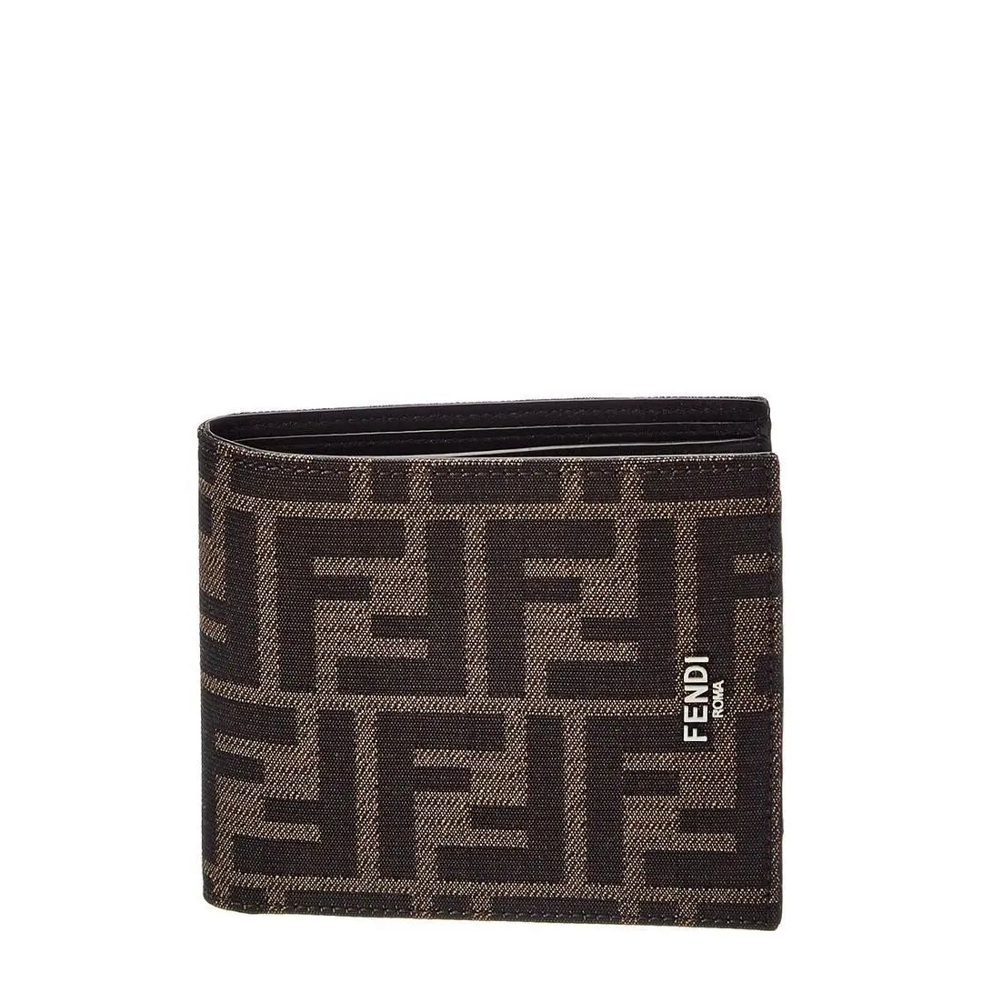 Ff Card Case Men`s Brown Os by Fendi
