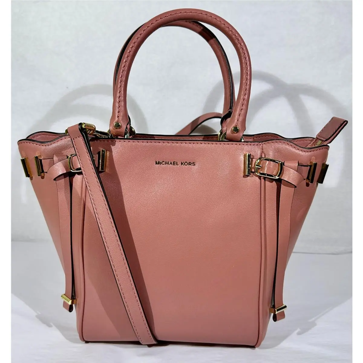 Michael Kors Small Amelia Top Zip Tote Rose Pink