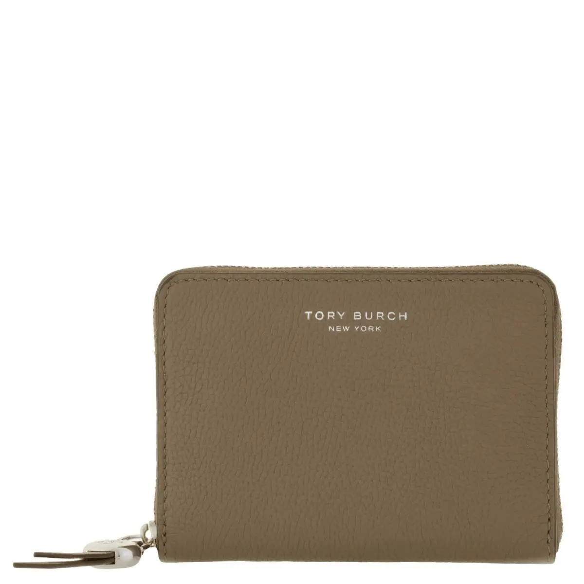 Medium Romy Leather Zip Wallet 178973-250 by Tory Burch