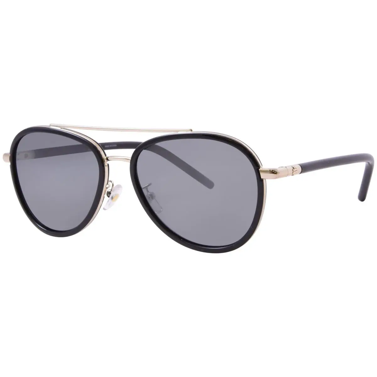 TY6089 33056V Sunglasses Women`s Black/dark Grey Flash Mirror 57mm by Tory Burch