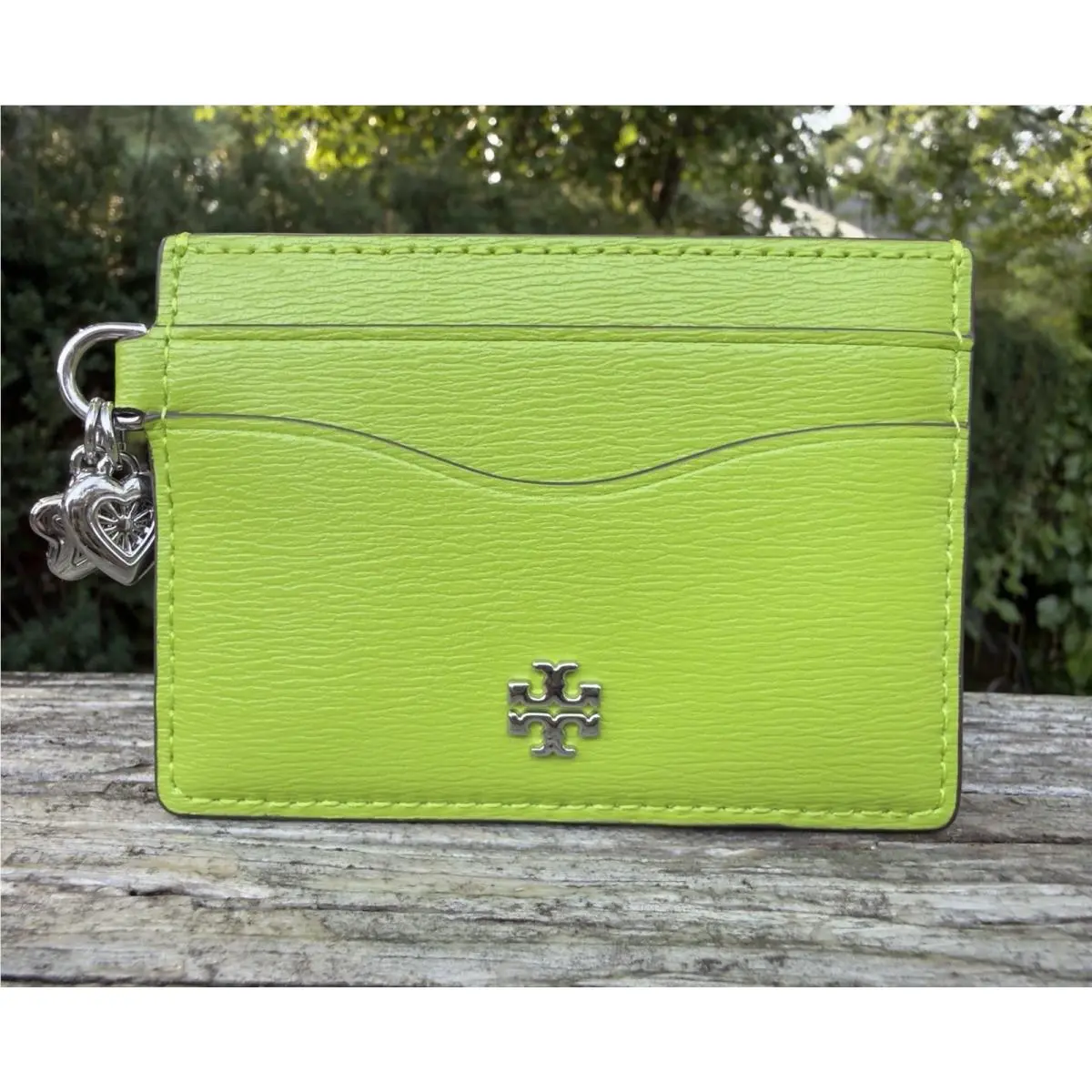 Women’s Card Case Rory Charms Slim ID Wallet by Tory Burch