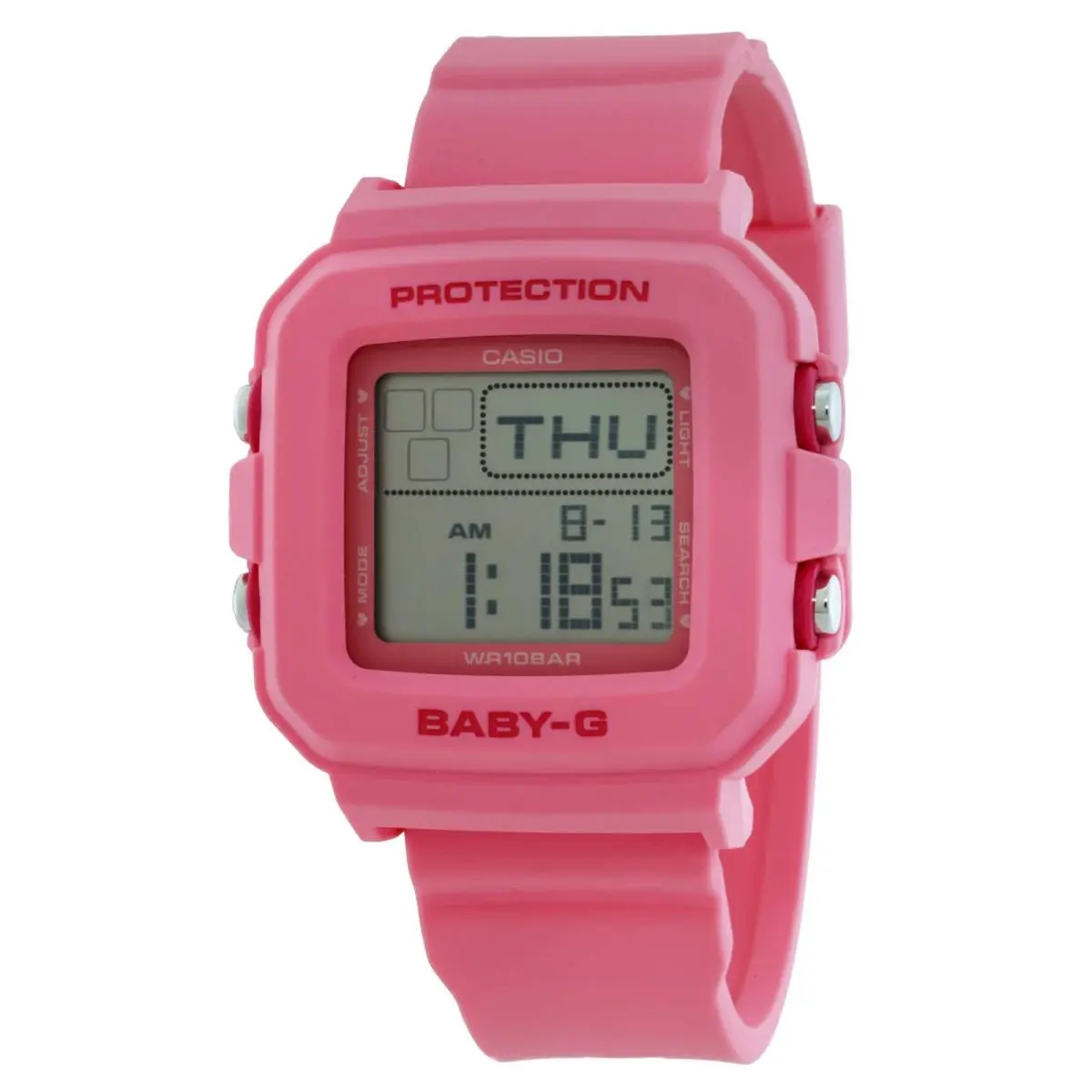 Baby-g Alarm World Time Quartz Digital Ladies Watch BGD-10KH-4DR by Casio