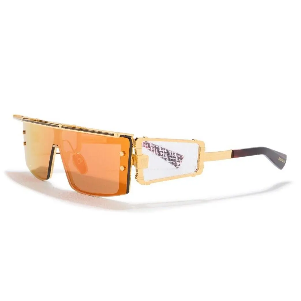 Akoni  Eyewear by Akoni Wonder Boy Iii Titanium Sunglasses Shield Japan by Balmain