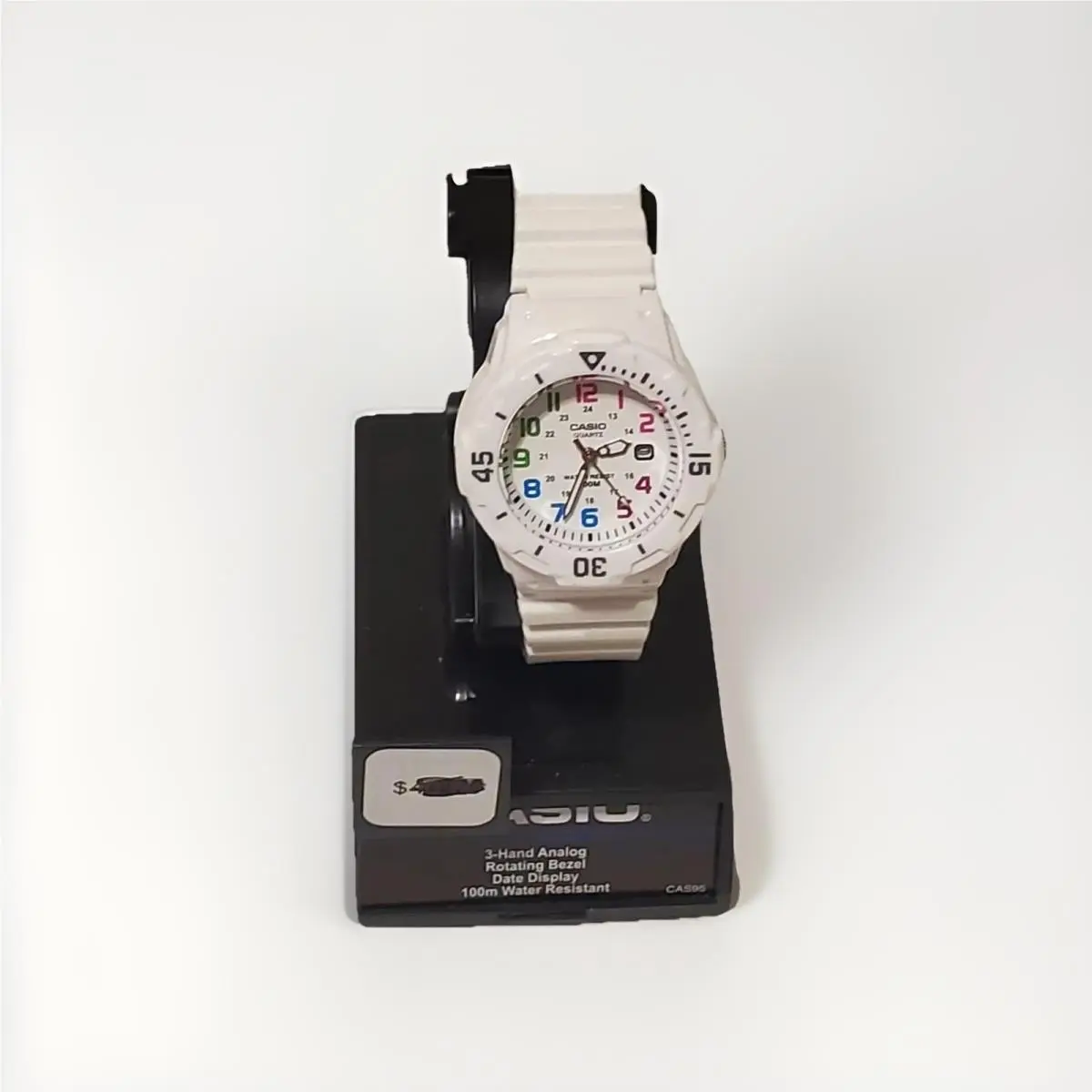 Women`s White Resin Strap Watch 34mm by Casio