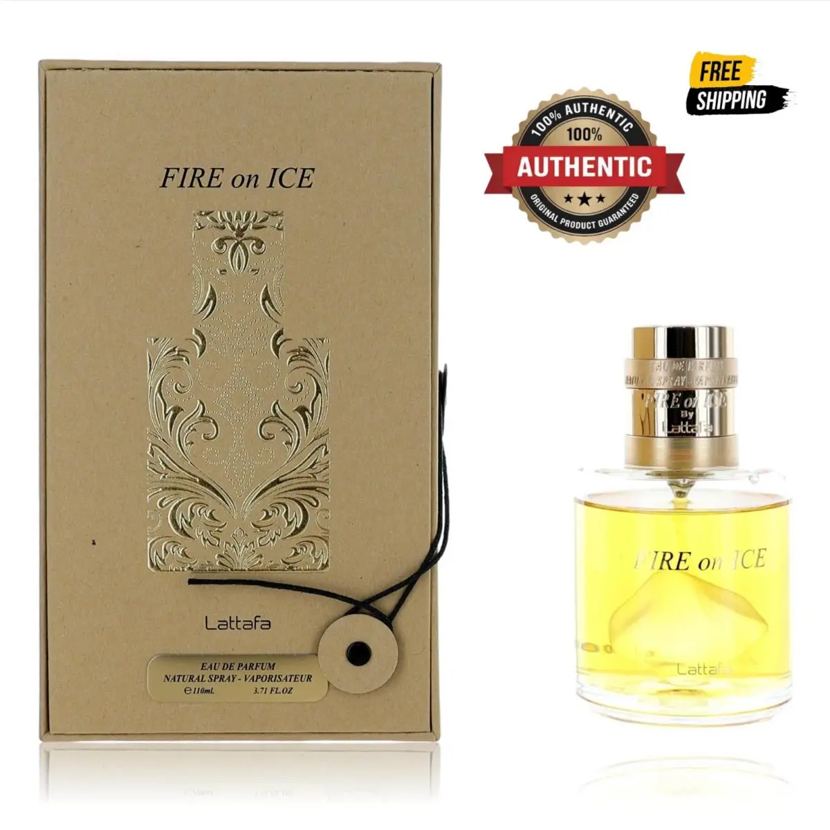 Fire on Ice  3.71 oz Edp Spray For Unisex by Lattafa