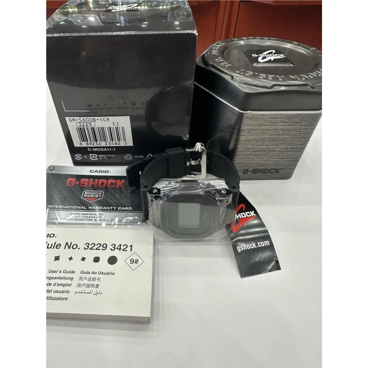 G Shock Watch Digital GM-5600B-1CR by Casio