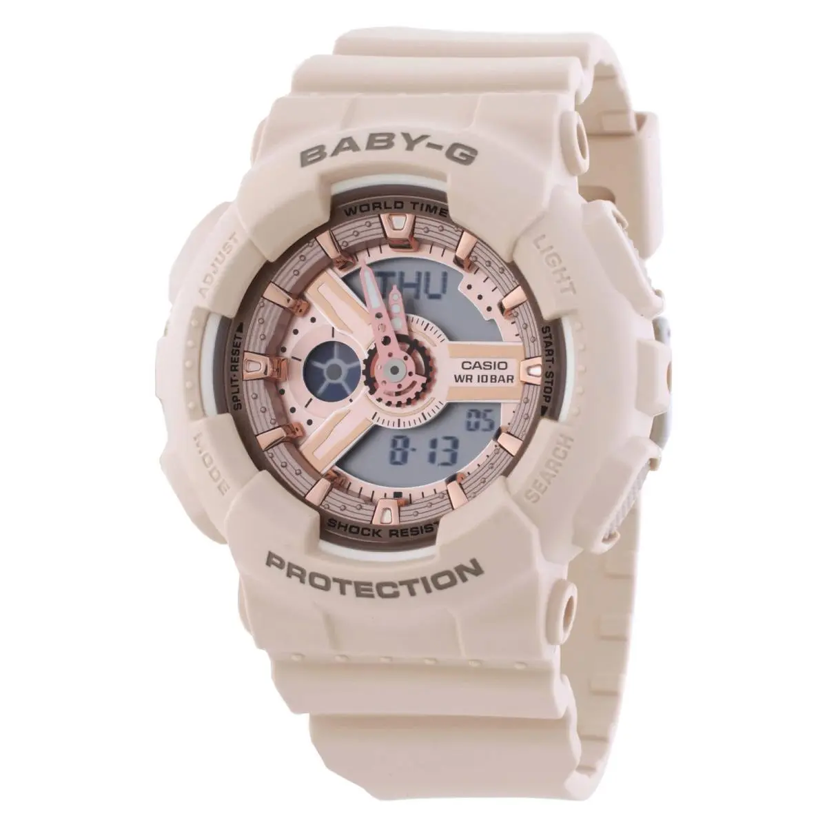 Baby-g Alarm World Time Quartz Analog-digital Watch BA-110XCP-4ADR by Casio
