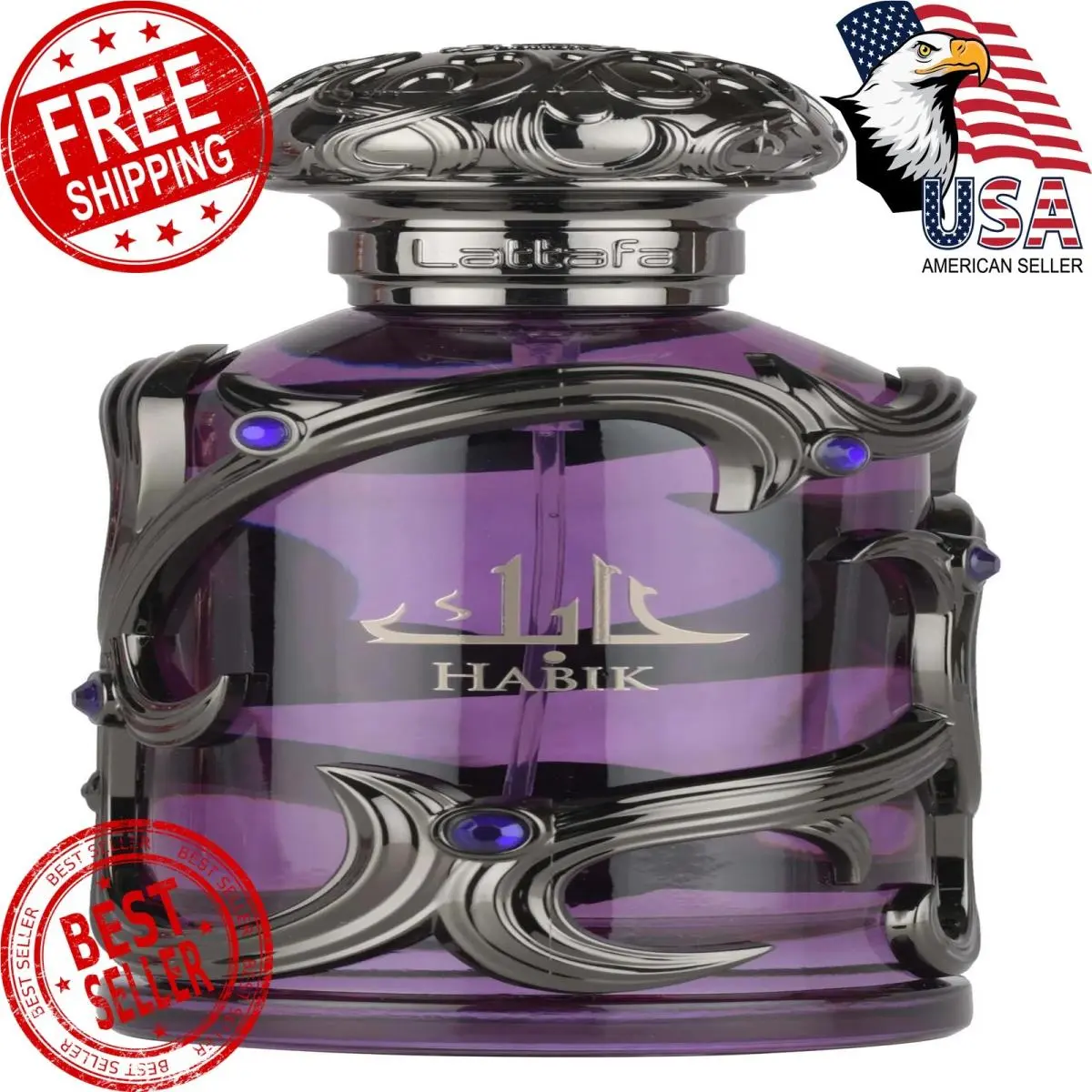 Habik – Spicy Aromatic Woody Musky – Eau de Parfum Spray by Lattafa