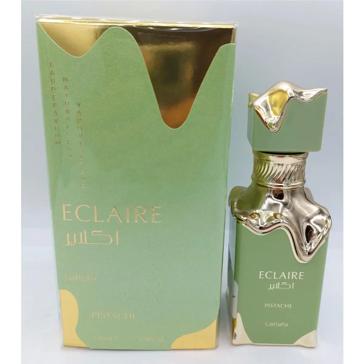 Eclaire Pistache  3.4oz Eau de Parfum For Everyone Box by Lattafa
