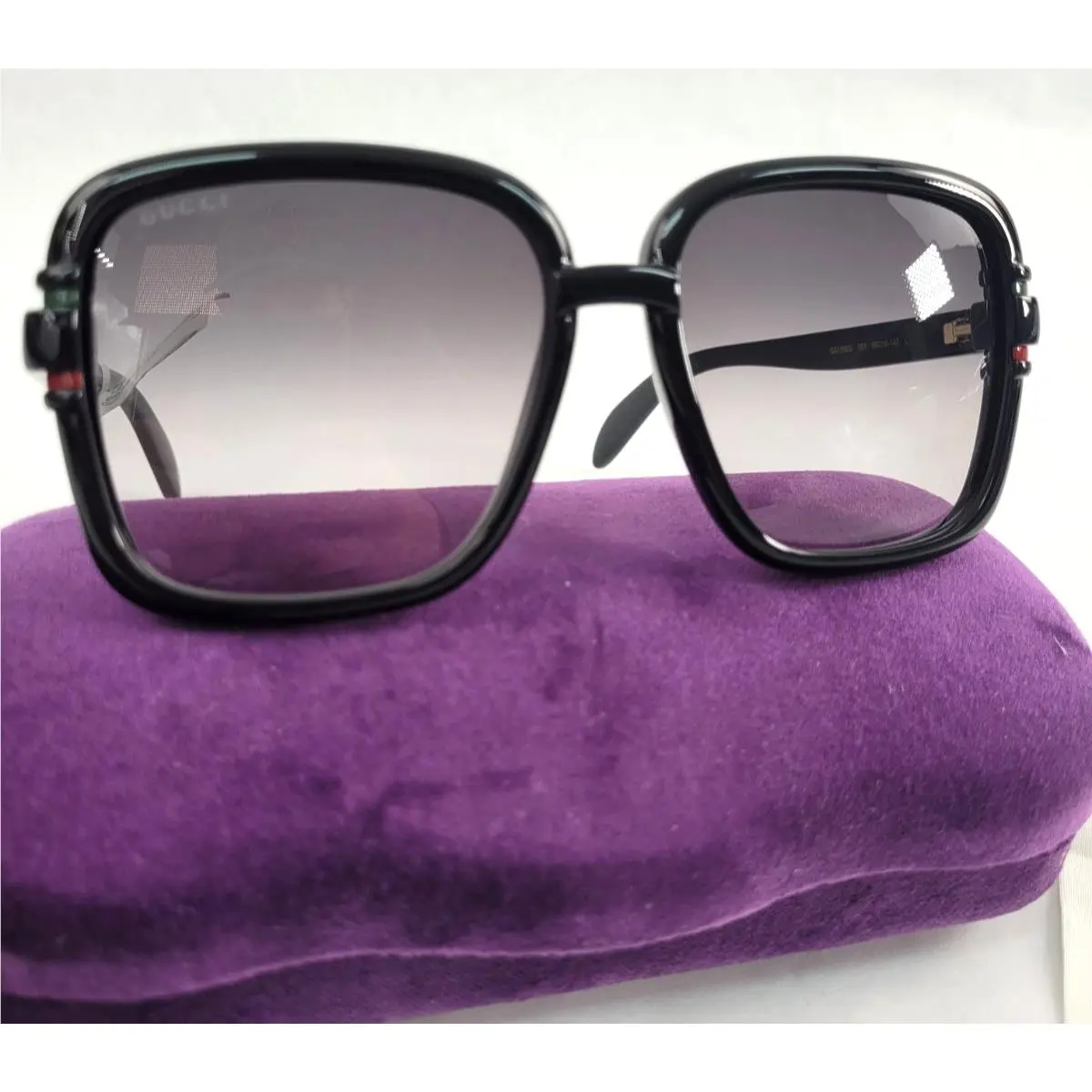 GG1066S 001 59-16-140mm Sunglasses Black/black/gray by Gucci