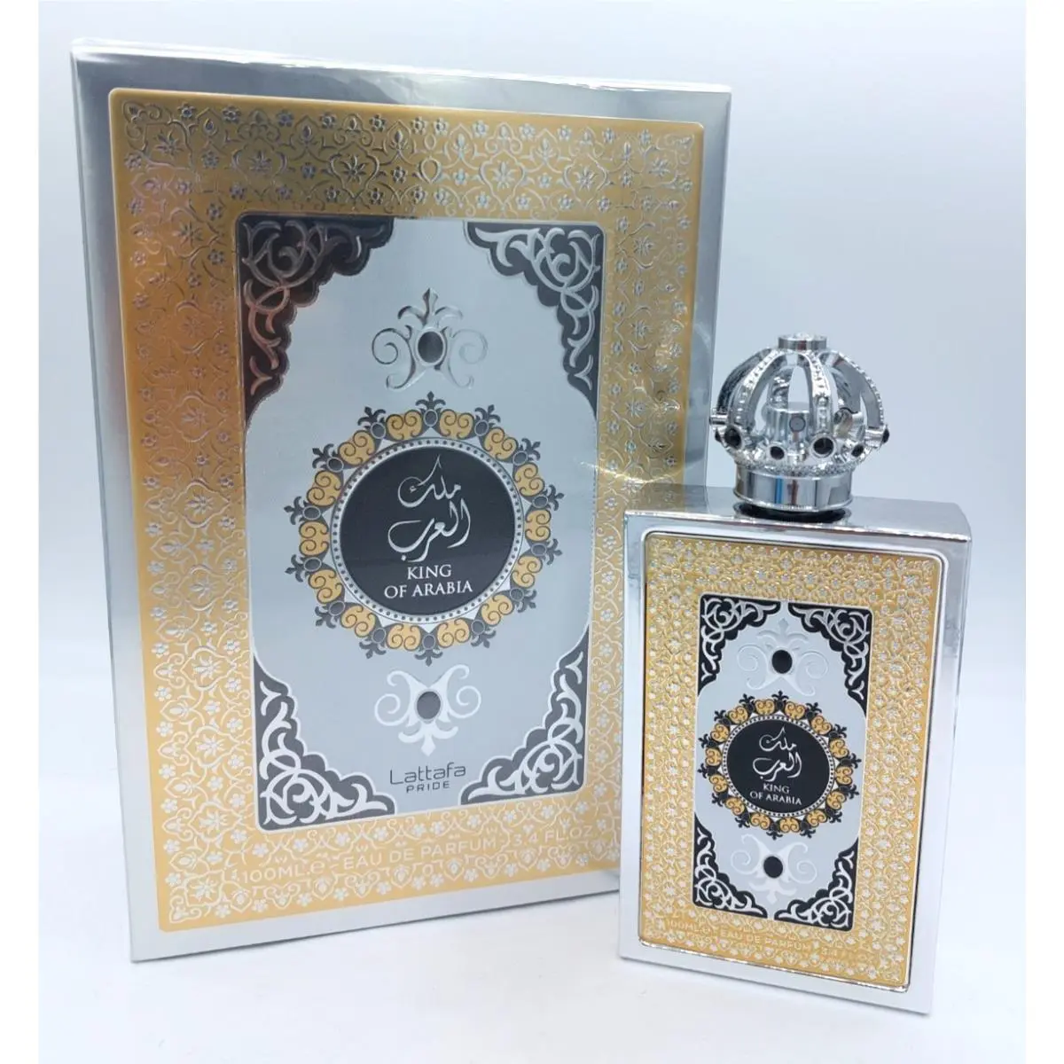 Pride King of Arabia Eau De Parfum Spray 3.4 oz For Men Launch by Lattafa