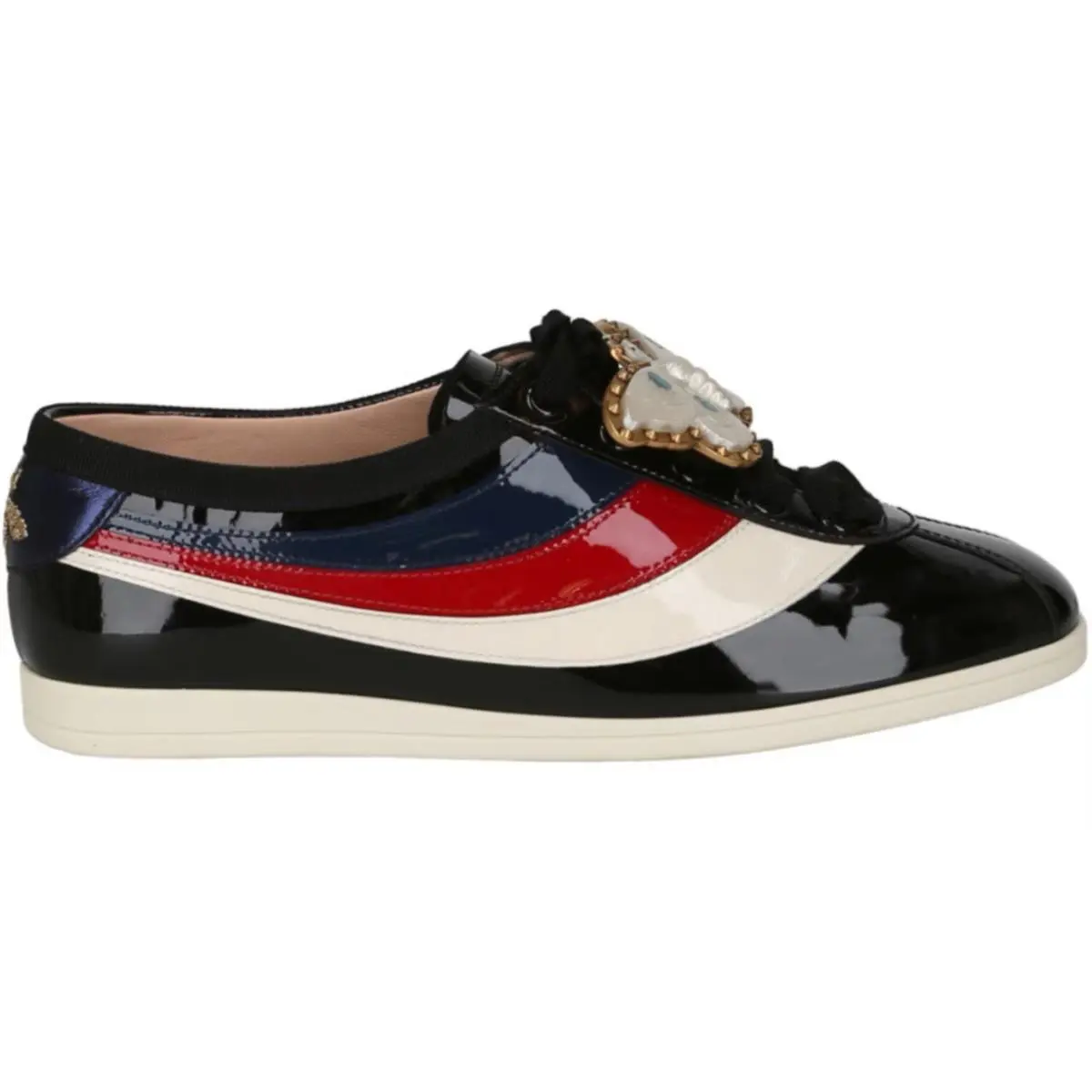 Falacer Butterfly Sneakers White 36.5 6.5 by Gucci