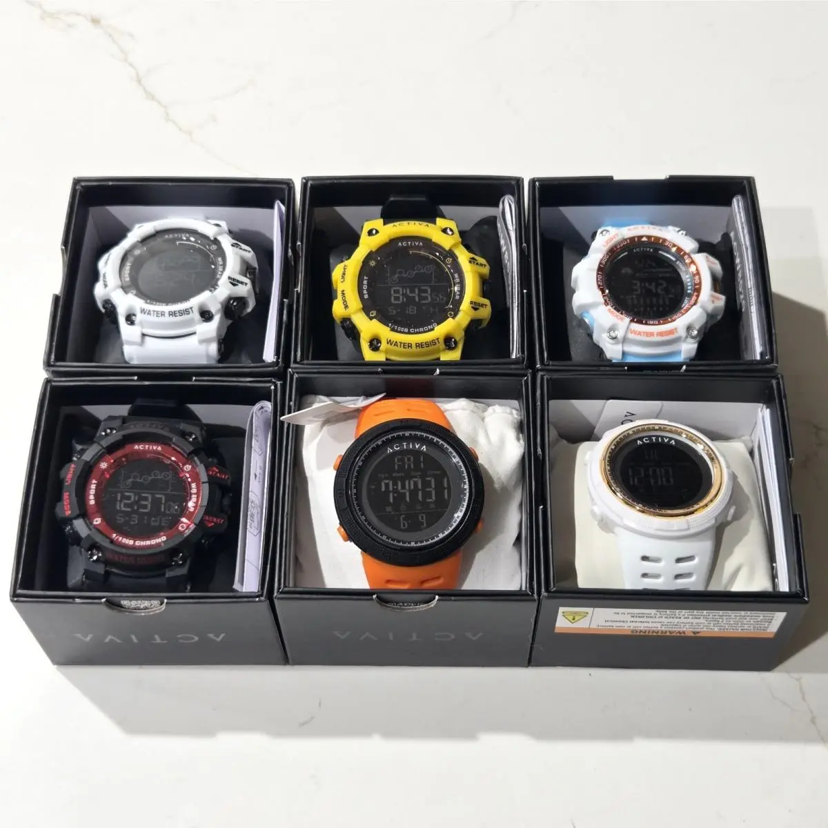 Activa Watches Lot of 6 . Watch Collection. Great Models by Invicta