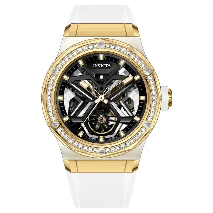 Invicta Men`s Objet D Art Diamond 45mm Automatic Watch IN-70132