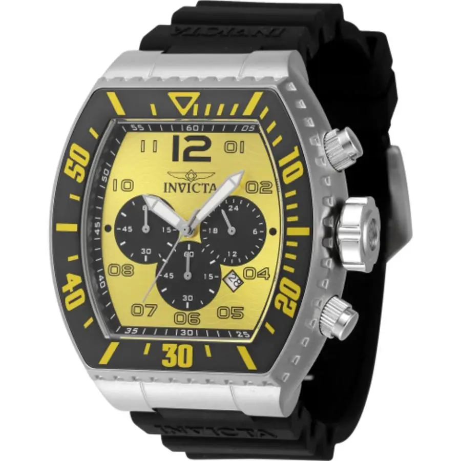 Invicta 47287 Pro Diver Yellow and Black Dial 51.00 mm Men`s Watch