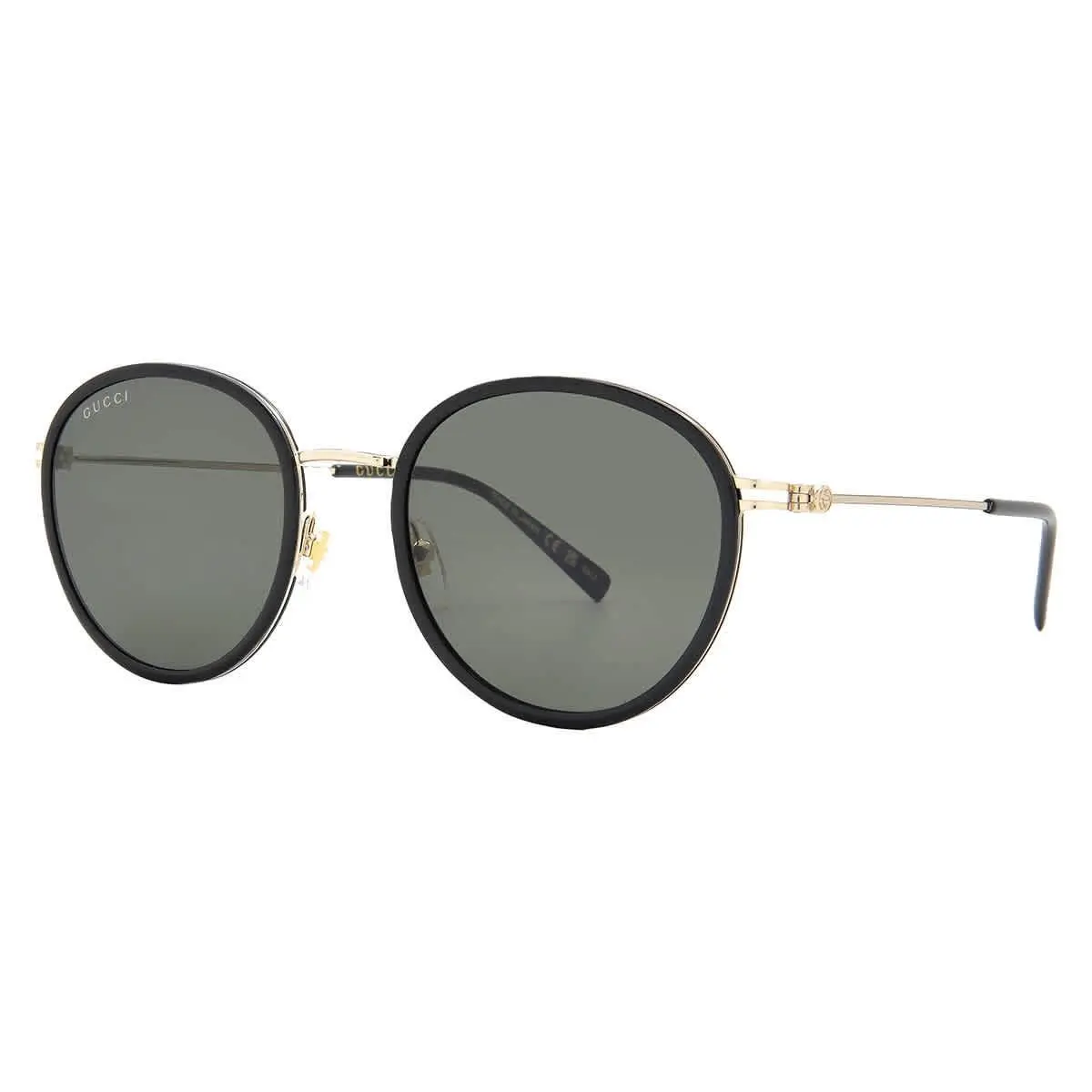 Grey Oval Ladies Sunglasses GG1849S 001 51 GG1849S 001 51 by Gucci