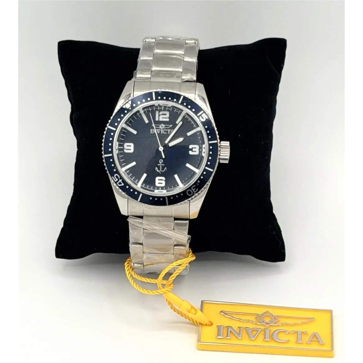 Pro Diver Lumenarc Men`s Watch 38mm Navy Blue Dial Bezel 50018 by Invicta
