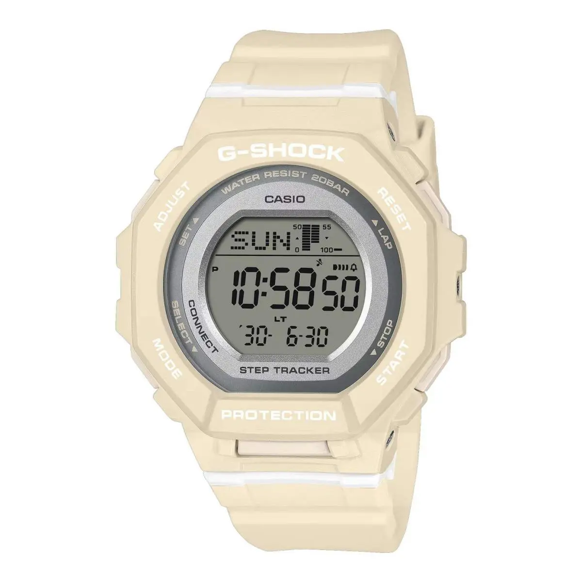 Casio G-shock GMD-B300-7 Women`s Digital Watch - White