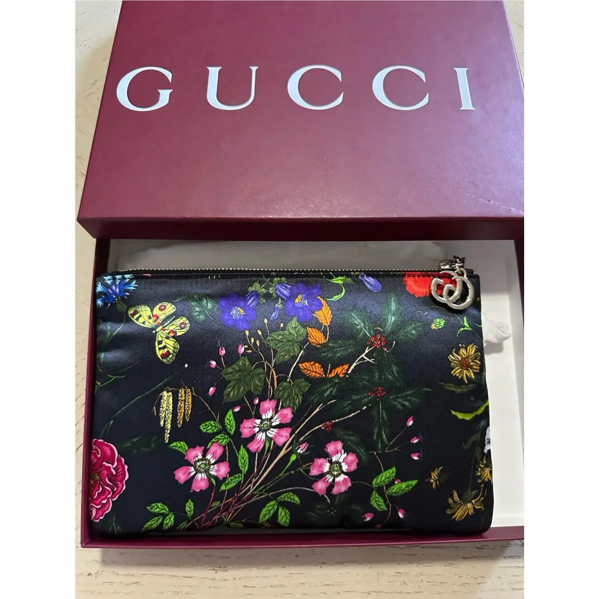 GG Marmont Small Printed Pouch Multicolor by Gucci
