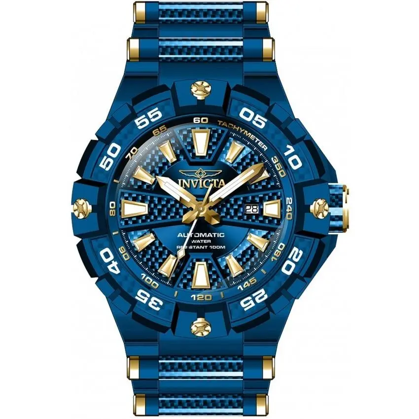 38140 Bolt NH35 Automatic Blue Carbon Fiber Dial Watch 54MM G by Invicta