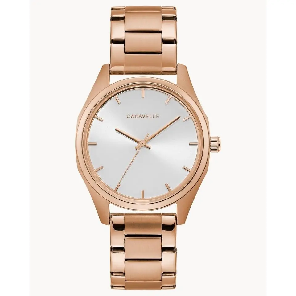 Caravelle  Women`s Rose Gold Stainless Watch 45L179 by Bulova