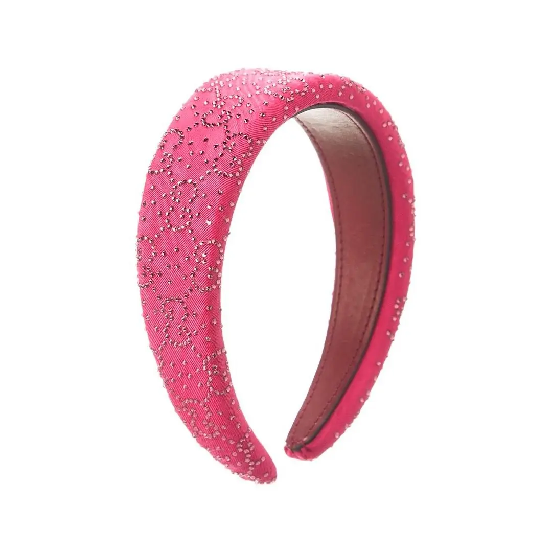 Gg Embellished Headband Women`s Pink by Gucci