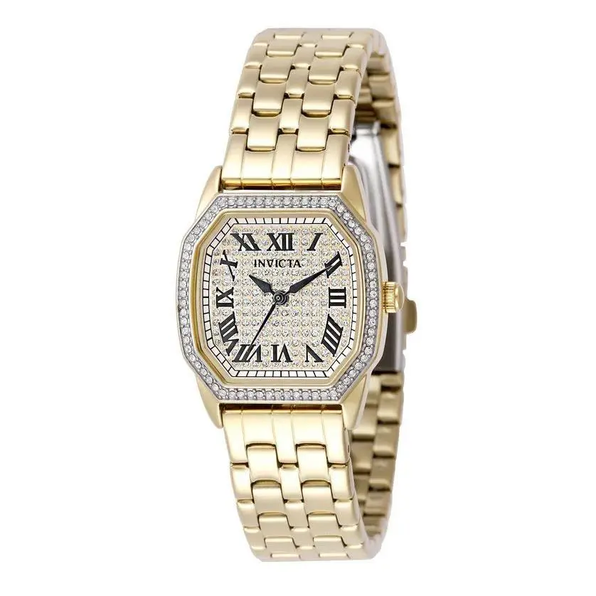 Wildflower Paviette Women`s Watch - 27mm. Gold 50081 by Invicta
