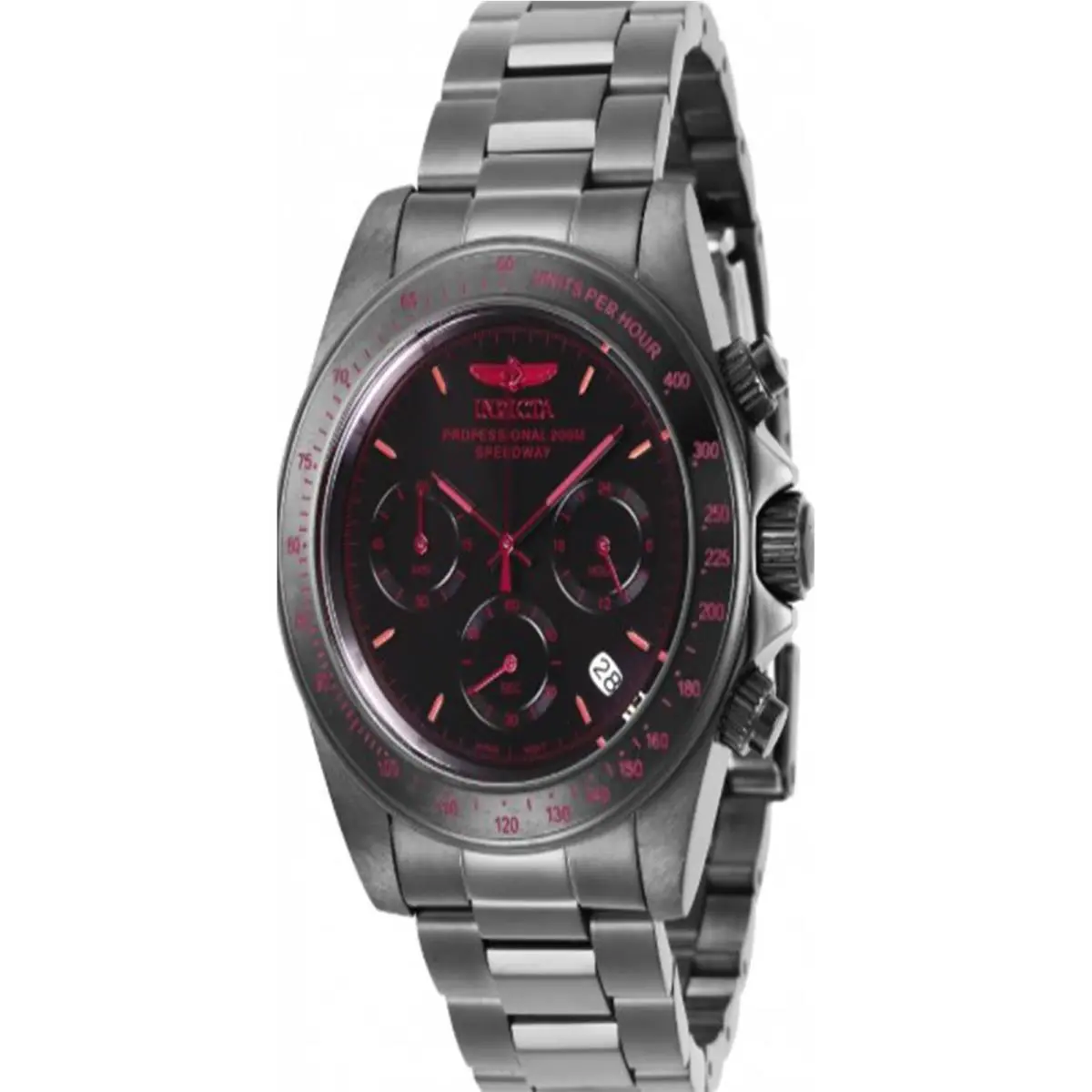 Invicta Men`s 27771 Speedway Quartz Chronograph Black Dial Watch