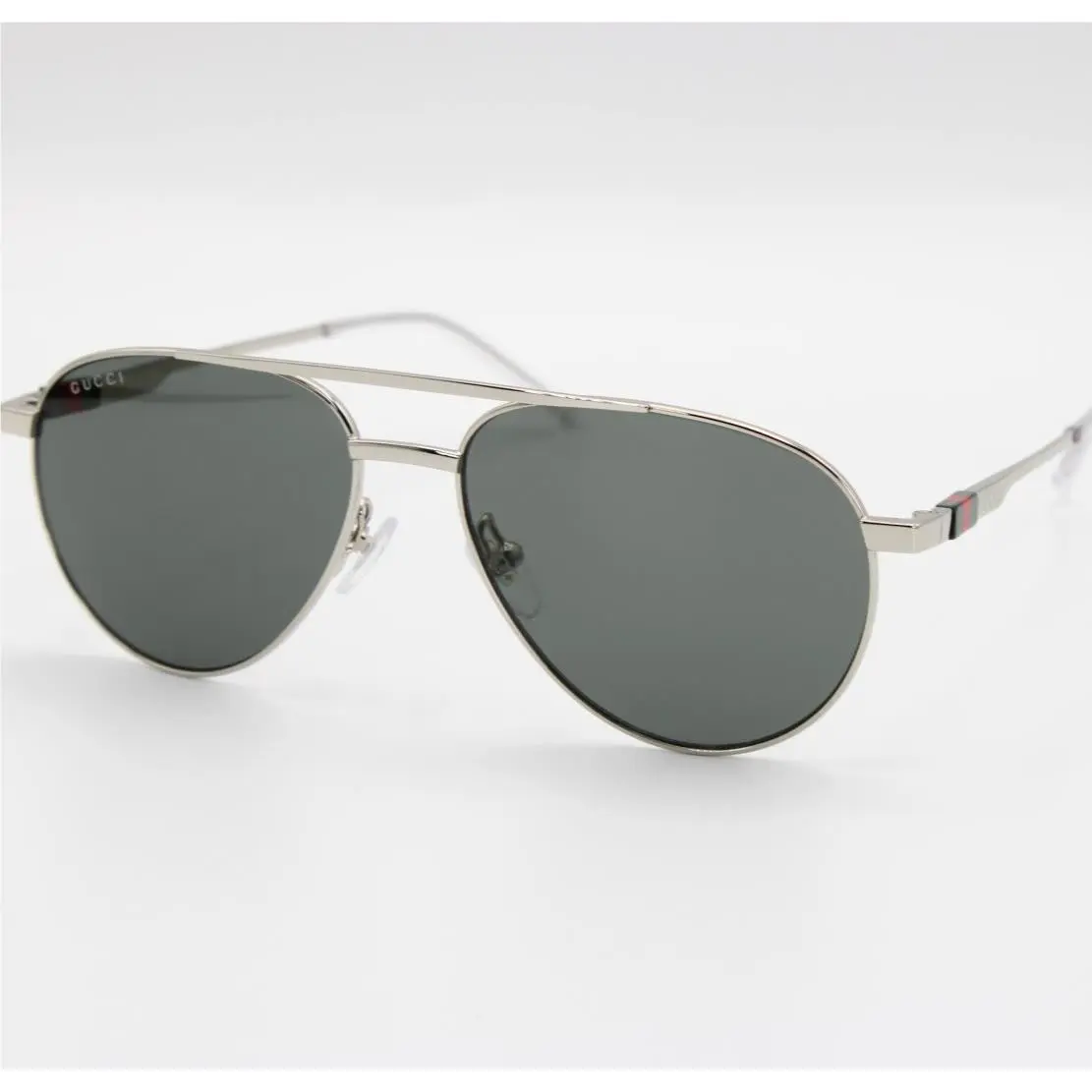 GG1679S-001 Aviator Grey Tinted Unisex Sunglasses by Gucci