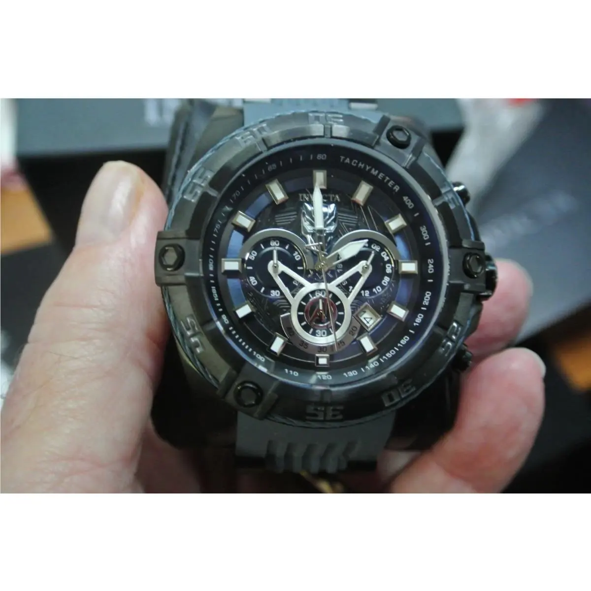 Invicta Marvel Black Panther Limited Edition Mens Quartz Chronograph Watch