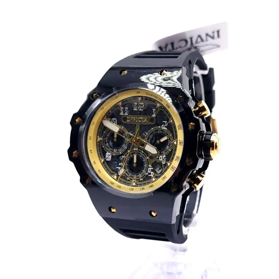Invicta Racing Vaulthan 69662 Men`s Watch Skeleton Dial 44mm Quartz