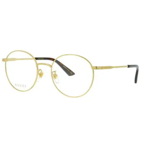 Gucci Eyeglasses GG0862OA 002 53 Gold Man Optical Frame - Frame: Gold, Lens: Clear
