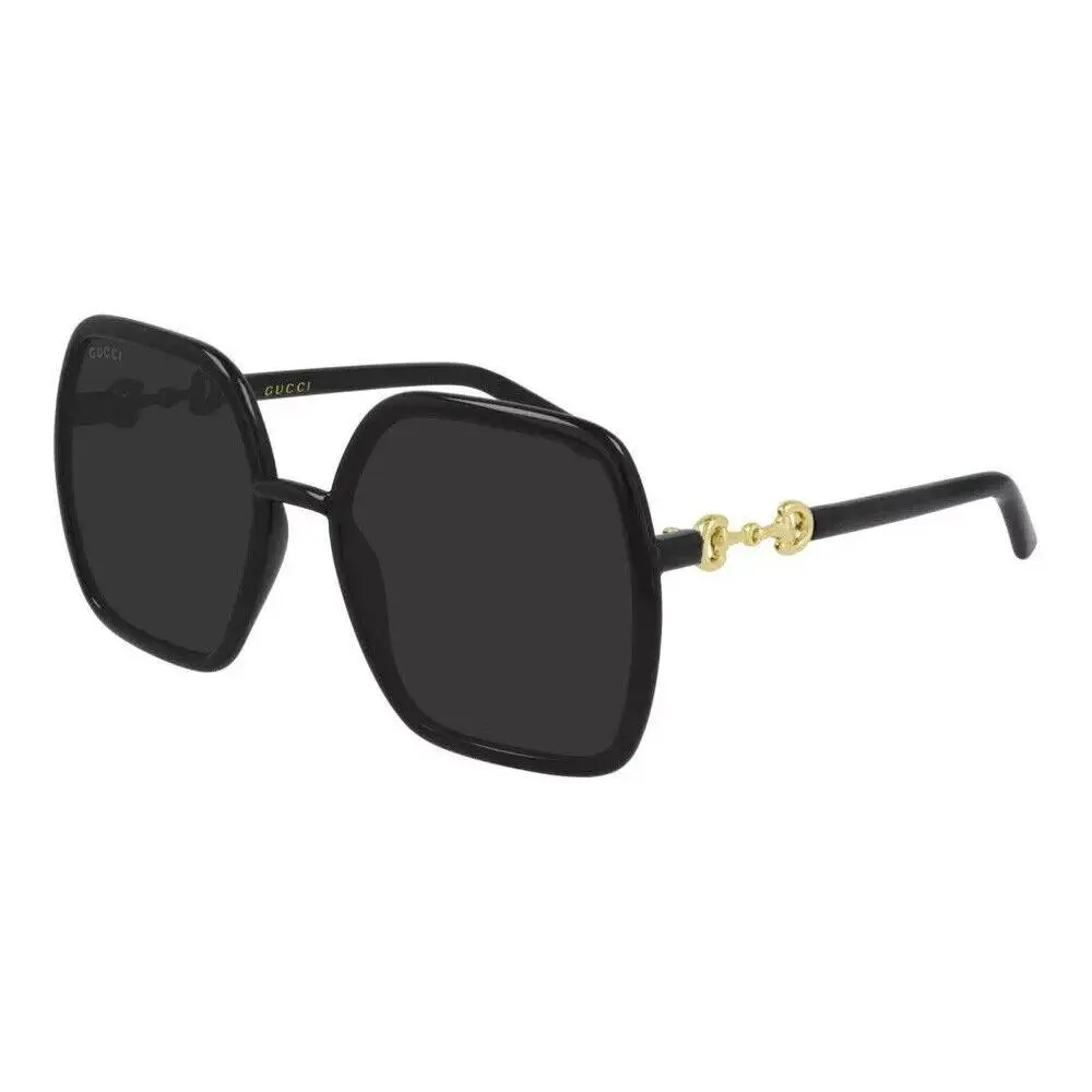 Sunglasses GG0892SA 001 Black Frame Gray Lens Woman by Gucci