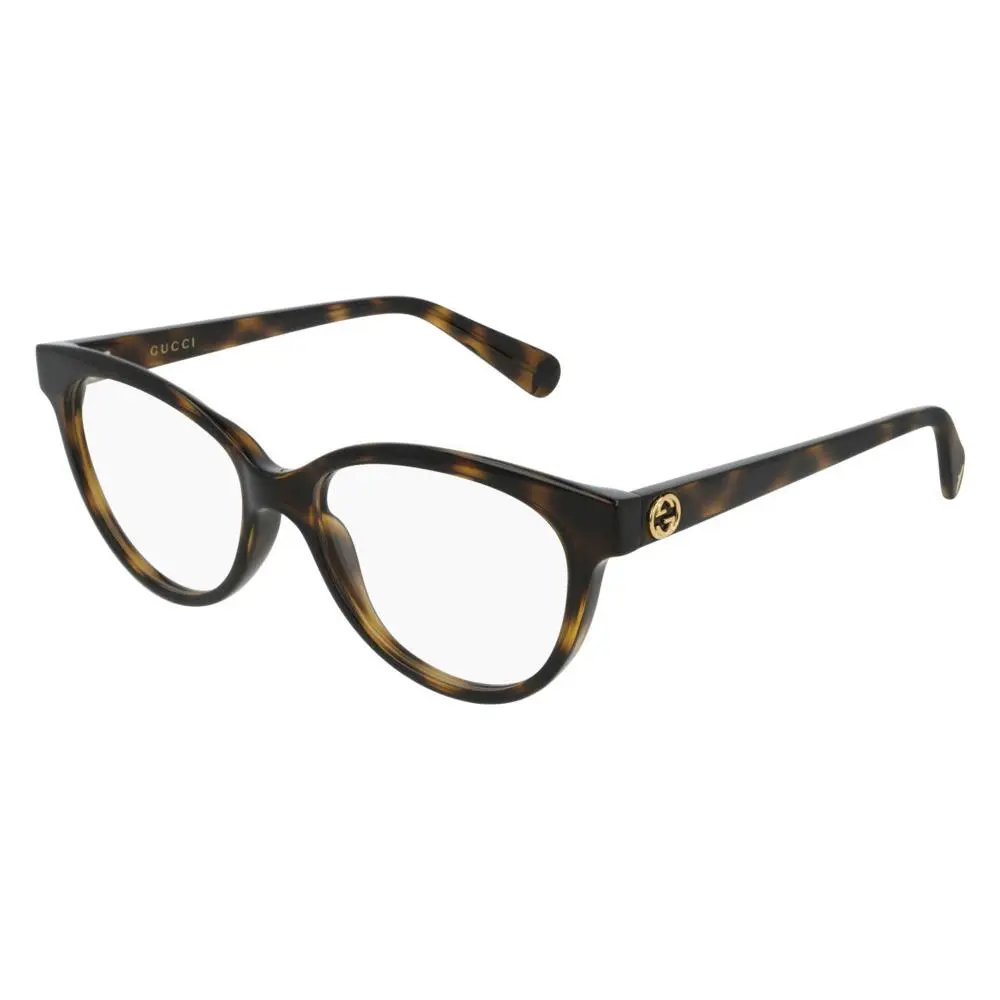 GG0373O Eyeglasses 52-16-140mm Brown W/demo Lenses 002 GG 0373O by Gucci