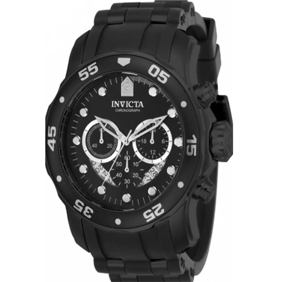 Invicta Men`s 21930 Pro Diver Quartz Multifunction Black Dial Watch