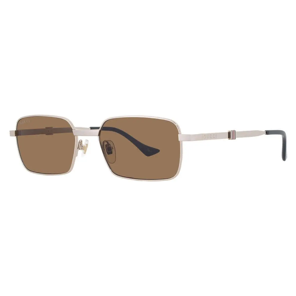 Brown Rectangular Men`s Sunglasses GG1495S 002 56 GG1495S 002 56 by Gucci