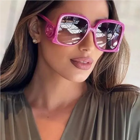 GG1326S 004 Pink Square Women Sunglasses  by Gucci