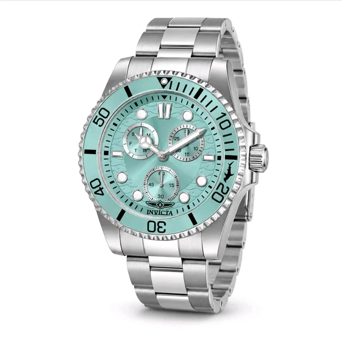 Invicta Pro Diver Men`s Watch 43mm 51139 Turquoise Dial