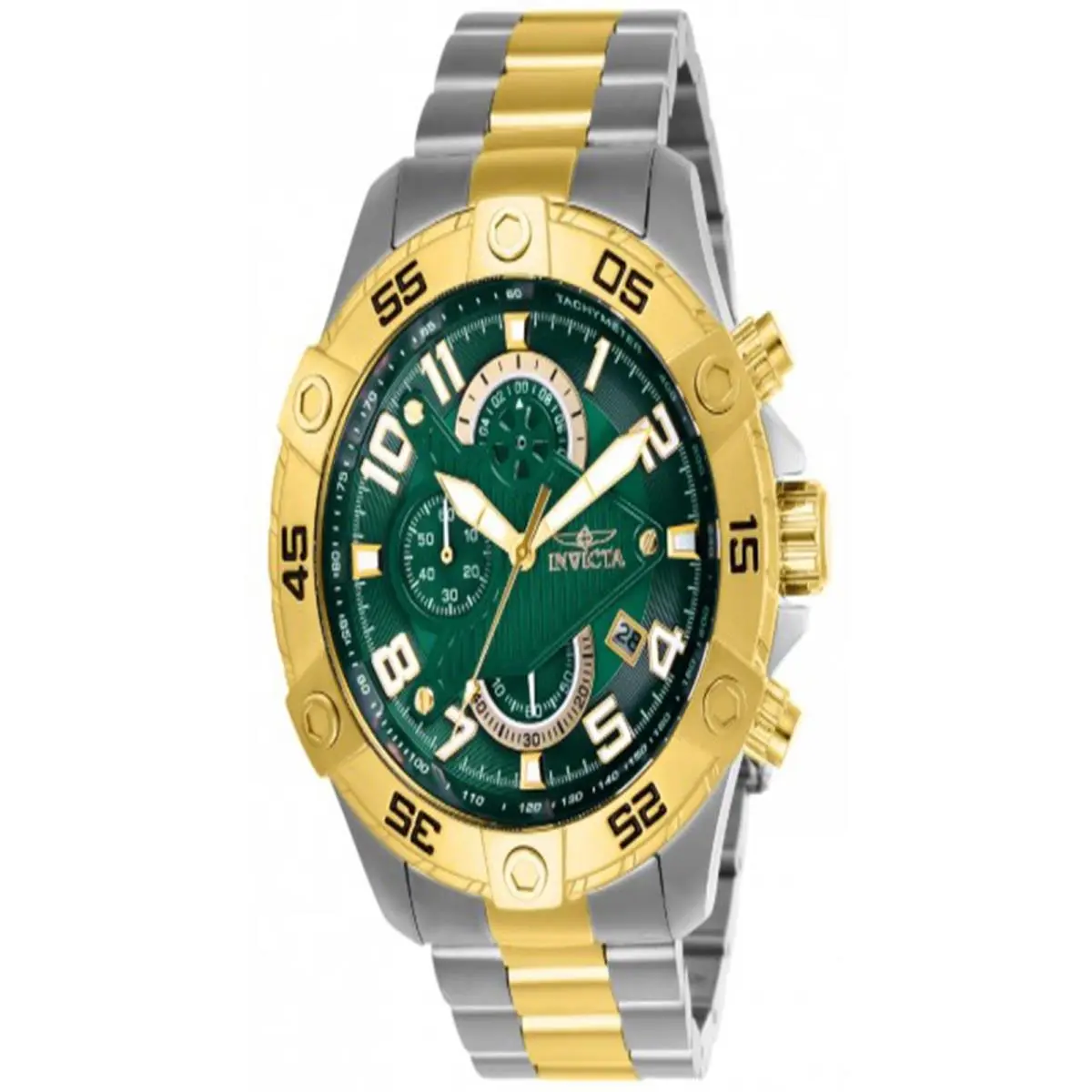 Invicta Men`s 26099 S1 Rally Quartz Multifunction Green Dial Watch