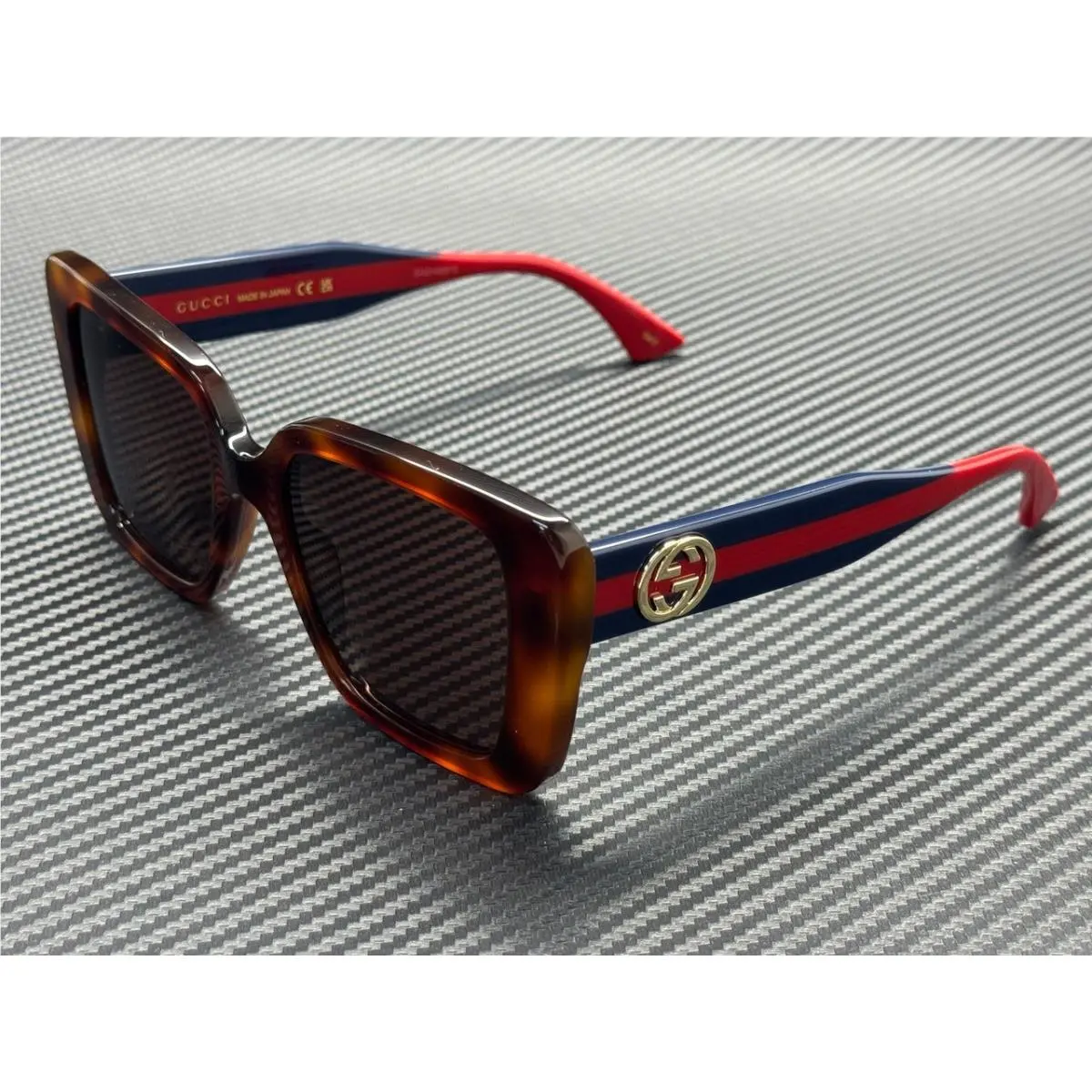 GG1861S 002 Havana Brown Women`s 53 mm Medium Sunglasses by Gucci