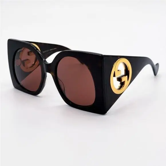 GG1254S 002 Butterfly Havana Brown Women Sunglasses  by Gucci