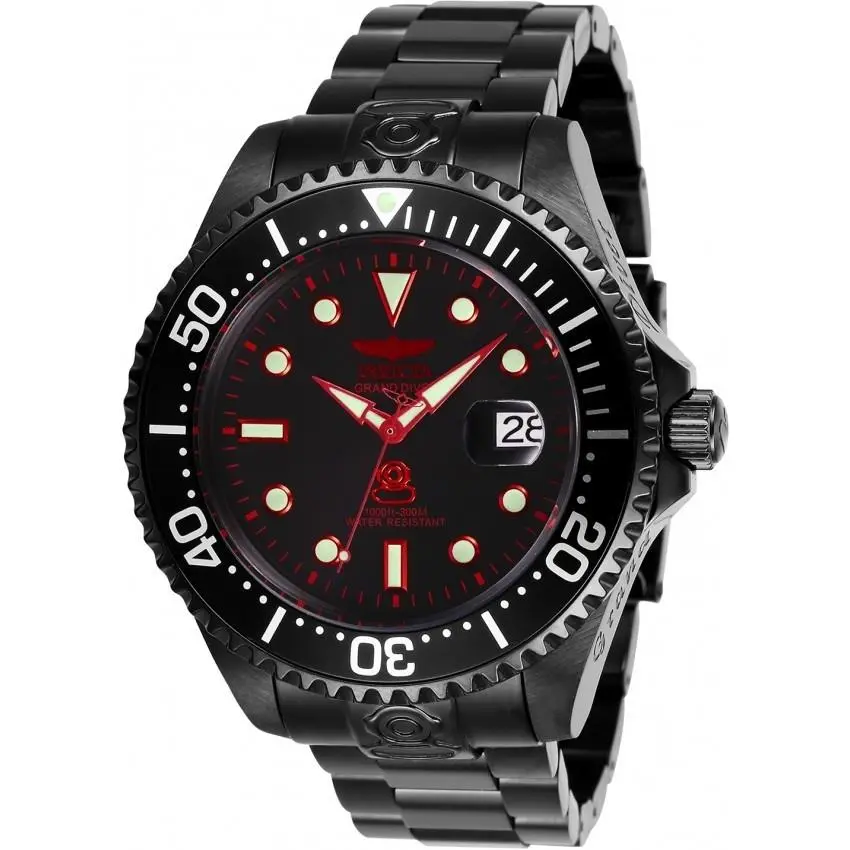 Grand Diver Automatic Men`s 47mm Watch - Black Ion-plated 28685 by Invicta